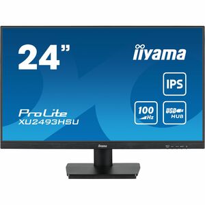 iiyama ProLite XU2493HSU-B7 24 Zoll Class Full HD LED-Monitor - 16:9 Format - Mattschwarz - 60,5 cm (23,8 Zoll) Viewable -