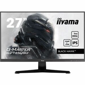 iiyama G-MASTER Black Hawk G2745QSU-B2 27 Zoll Class WQHD Gaming-LED-Monitor - 16:9 Format - Mattschwarz - 68,6 cm (27 Zol