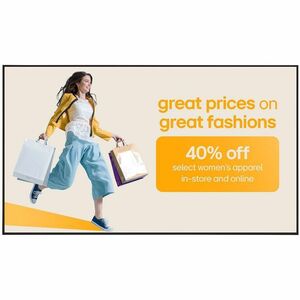 LG 55'' UV5N-E UHD Digital Signage with BrightSignOS™ - 55" - In-plane Switching (IPS) Technology - 24 Hours/7 Days Operat