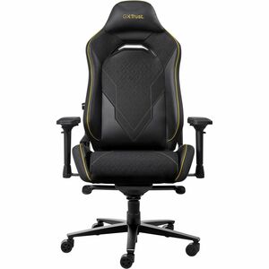 Trust GXT 721 Gaming-Stuhl - Metall, HDF-Polsterung (High Density Foam), Holz, Aluminium - Schwarz