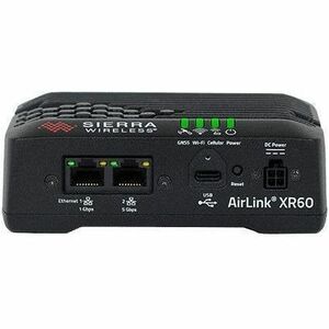Sierra Wireless AirLink XR60 2 SIM Cellular, Ethernet Modem/Wireless Router - TAA Compliant - 5G - LTE, HSPA+ - 1 x Networ