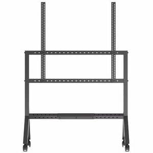 B-Tech Momentum Display Cart - 125 kg Capacity - 4 Casters - Steel - 1778 mm Width x 762 mm Depth x 1244.6 mm Height - Bla