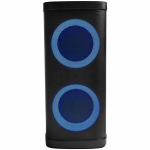 VORAGO KSP-580 SPEAKER 2x6.5" + 2x2.5" TWEEETER 40W RMS 3600mAh CIRCLE LED TWS MICROPHONE USB / TF / AUX / BT