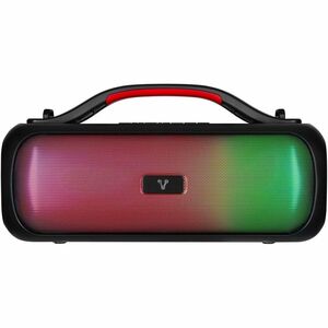 Vorago BSP-440 Pórtatil Bluetooth Sistema de Altavoces - 20W RMS - Negro - 80Hz a 16kHz - Batería Recargable - USB - 1