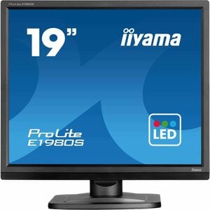 Moniteur LED iiyama ProLite E1980S-B1 19" Class SXGA - 5:4 - Noir mat - 48,3 cm (19") Viewable - Nématique Torsadé (TN) - 