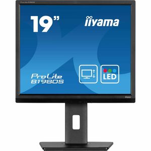 Moniteur LED iiyama ProLite B1980S-B1 19" Class SXGA - 5:4 - Noir mat - 48,3 cm (19") Viewable - Nématique Torsadé (TN) - 