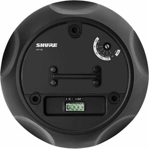 Shure Microflex MXP-6 Pendant Mount Speaker - Black - - Woofer1" Neodymium Tweeter