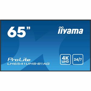 LCD Ecrans à affichages dynamiques iiyama ProLite LH6541UHS-B1AG 1638,30 mm - 24 Heures/7 Jours Operation - Vertical Align