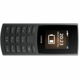 Nokia 105 4G 2nd Edition 48 MB Feature Phone - 4.6 cm (1.8") LCD QQVGA 120 x 160 - 128 MB RAM - 4G - Charcoal - Bar - 2 SI