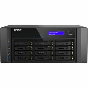 QNAP TS-H1277AFX-R7-32G 12 x Gesamtzahl Einschübe SAN/NAS-Speichersystem - 4 GB Größe Flash-Speicher - AMD Ryzen 7 Octa-Co