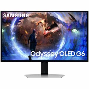 Monitor de juego OLED Samsung Odyssey OLED G6 S27DG600SL 27" (68.6cm) Class WQHD - 16:9 - Plata - 27" (68.6cm) Viewable - 
