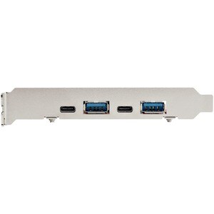 4-Port USB PCIe Card - 10Gbps 2x USB-C and 2x USB-A Ports