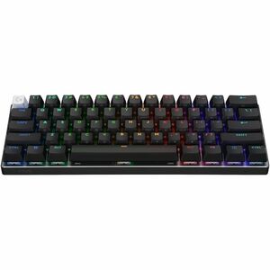 Logitech G PRO X 60 Gaming Keyboard - Wired/Wireless Connectivity - USB Interface - RGB LED - Swiss - QWERTZ Layout - Blac