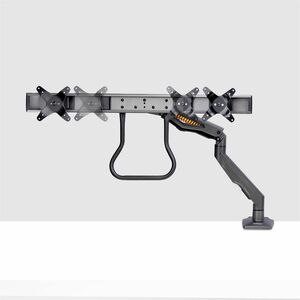 StarTech.com Mounting Arm for Monitor - Black - Landscape/Portrait - TAA Compliant - Height Adjustable - 2 Display(s) Supp