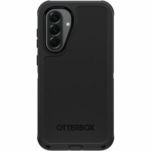 OtterBox Defender Carrying Case (Holster) Samsung Galaxy A56 Smartphone - Black - Drop Resistant, Dirt Resistant, Scrape R