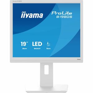 iiyama ProLite B1980S-W1 19 Zoll Class SXGA LED-Monitor - 5:4 Format - Matt-weiß - 48,3 cm (19 Zoll) Viewable - Twisted Ne