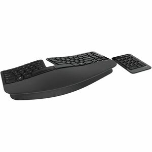 Incase Designed by Microsoft Sculpt Ergonomic Keyboard - Wireless Connectivity - USB Interface - English (Europe) - Black 