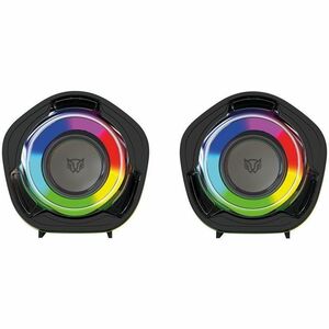 Bocinas USB Gamer  Balam Rush Glimm Penta BG545 / Bluetooth 5.0 + USB A / 6 W / Sonido Estéreo + 2.0 Canales / RGB / Azend