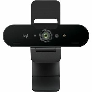 Webcam Logitech BRIO - 13 Mégapixels - 90 fps - USB Type A - 4K - Vidéo 4096 x 2160 - Auto/Manuel - 90° Angle - Attache, M
