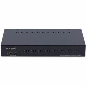 StarTech.com KVM Switchbox - TAA Compliant - 4K - 3840 x 2160 - 12 x USB - USB 2.0 - 9 x HDMI - 1U - Rack-mountable