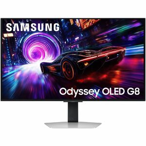 Moniteur OLED gaming Samsung Odyssey OLED G8 S32FG810SU 32" Class 4K UHD - 16:9 - Argenté - 81,3 cm (32") Viewable - OLED 
