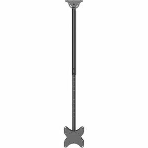 Neomounts Ceiling Mount for TV - Black - Height Adjustable - 2 Display(s) Supported - 58.4 cm to 109.2 cm (43") Screen Sup