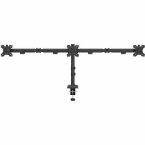 Neomounts Mounting Arm for Monitor - Black - Height Adjustable - 3 Display(s) Supported - 25.4 cm to 68.6 cm (27") Screen 