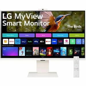 LG MyView 32SR85U-W 32" Class Webcam 4K UHD Smart LED Monitor - 16:9 - White - 80 cm (31.5") Viewable - In-plane Switching