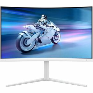 Evnia 32M2C5501 32" Class WQHD Curved Screen Gaming LED Monitor - 16:9 - White - 80 cm (31.5") Viewable - Fast Vertical Al