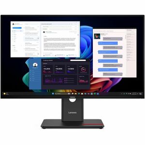 Lenovo ThinkVision T27UD-40 27" Class 4K UHD LED Monitor - 16:9 - Eclipse Black - 68.6 cm (27") Viewable - In-plane Switch