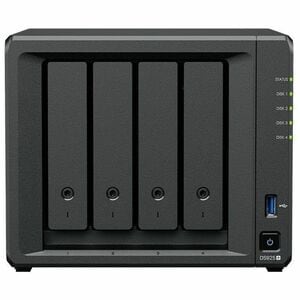 Synology DiskStation DS925+ 4 x Total Bays SAN/NAS Storage System - AMD Ryzen V1500B Quad-core (4 Core) 2.20 GHz - 4 GB RA