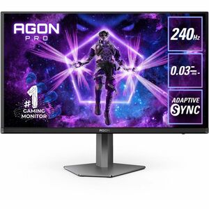 AOC AGON PRO AG276QZD2 27" Class WQHD Monitor OLED para jogos - 16:9 - 68,6 cm (27") Viewable - OLED - 2560 x 1440 - 30 µs