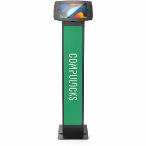 Compulocks Space BrandMe Suporte para tablet PC - Até 25,9 cm (10,2") Suporte de ecrã - Piso - Alumínio - Preto