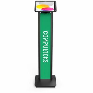 Compulocks PowerMove Suporte para tablet PC - Até 27,7 cm (10,9") Suporte de ecrã - Piso, Freestanding - Alumínio - Preto