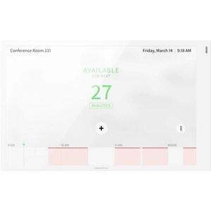 10.1IN ROOM SCHEDULING TOUCH SCREEN WHITE SMOOTH TSW-1070-LB-