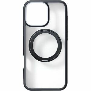 TORRAS Ostand R Fusion Hülle für Apple iPhone 16 Pro Max Smartphone - Schwarz - Fingerabdruckresistent, Staubfest, Rutschf