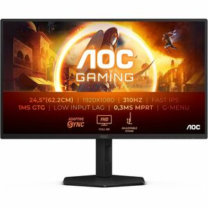 AOC 25G4SXU 25" Class Full HD LCD Monitor - 16:9 - 62.2 cm (24.5") Viewable - Fast IPS - 1920 x 1080 - 310 Hz Refresh Rate