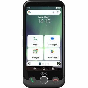Doro Aurora A11 DSB-0550 64 GB Smartphone - 11.4 cm (4.5") 1280 x 720 - Octa-core (8 Core) 2 GHz - 4 GB RAM - Android 14 -