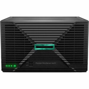 HPE ProLiant MicroServer Gen11 E-2414 2.6GHz 4c 1P 1x16GB-U 4LFF-NHP 2x1TB HDD 180W Ext PS AP Server