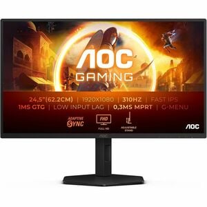 Monitor LCD AOC 25G4SXU 635 mm (25") Class Full HD - 16:9 - 62,2 cm (24,5") Viewable - IPS veloce - 1920 x 1080 - 310 Hz R