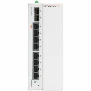 RACKMOUNT.IT FortiDIN Din Rail Mount for Switch - Signal White - Rugged