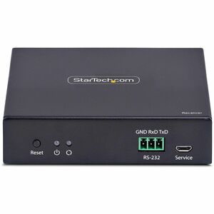 StarTech.com KVM Extender Receiver - Wired - 4K - 3840 x 2160 Maximum Video Resolution - 1 x Network (RJ-45) - 1 x USB - 1