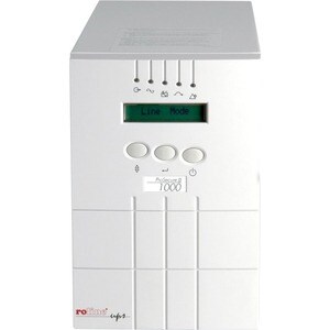 Roline ProSecure Double Conversion Online UPS - 1 kVA/700 W - 6 Minute Stand-by - 230 V AC Input - 230 V AC Output - 4 x I