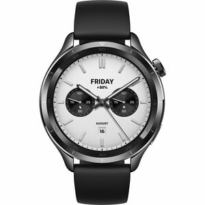 Xiaomi Watch S4 Smartwatch - Nero Body Color - Lega di alluminio Body Material - Monitor battito cardiaco, Accelerometro, 