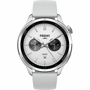 Xiaomi Watch S4 Smartwatch - Argento Body Color - Lega di alluminio Body Material - Monitor battito cardiaco, Accelerometr