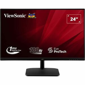 ViewSonic VA2432-H-2 24" Class Full HD LED Monitor - 16:9 - 60.5 cm (23.8") Viewable - SuperClear IPS - LED Backlight - 19