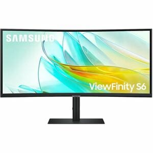 Samsung ViewFinity S34C652UEU 34" Class UW-QHD Curved Screen LED Monitor - 21:9 - Black - 86.4 cm (34") Viewable - Vertica