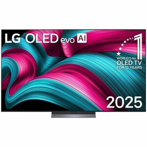 LG evo C5 OLED77C56LB 195.6 cm Smart OLED TV - 4K UHDTV - Apple HomeKit Supported - webOS 25 - Dolby Digital, AI Sound, Do