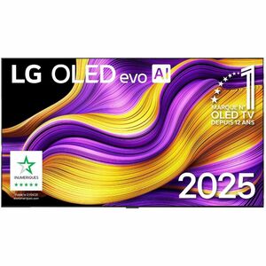 LG evo G5 OLED77G54LW 195.6 cm Smart OLED TV - 4K UHDTV - Apple HomeKit Supported - webOS 25 - Dolby Digital, Dolby Atmos,