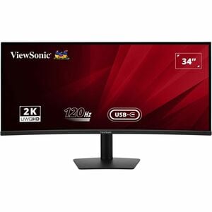 ViewSonic VA3420C 34" Class UW-QHD LED Monitor - 21:9 - 86.4 cm (34") Viewable - LED Backlight - 3440 x 1440 - 300 cd/m² -